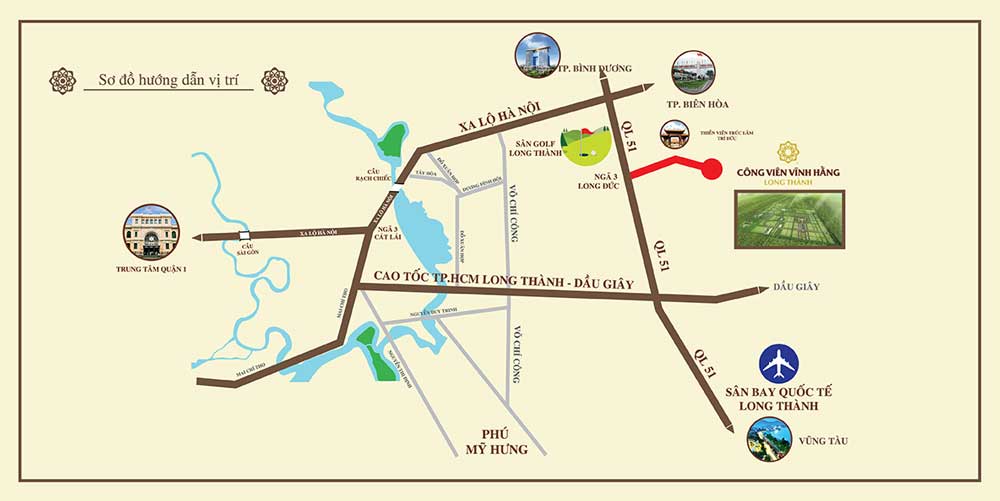 Bản Đồ Hướng Dẫn Đường Đi Đến Nghĩa Trang Vĩnh Hằng